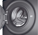 Haier HW90-B14939S8, lavadora libre instalación, inox, 9kg 1400 rpm, Motor Inverter, clase A
