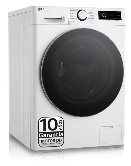 LG F4DR6009A1W, lavadora secadora inteligente AI Direct Drive TM, Turbowash 360º, 9/6kg, 1400rpm, serie 600, clase A