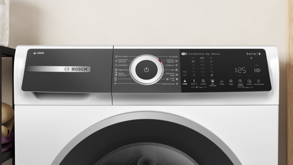 Bosch WGH244A0ES, lavadora de carga frontal, 9kg, 1400rpm, i-Dos, Iron Assist, serie 6, clase A -20%
