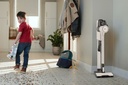 LG A9K Lite1C, aspirador escoba, 220w succión, sistema de compresión de polvo, filtro HEPA, blanco