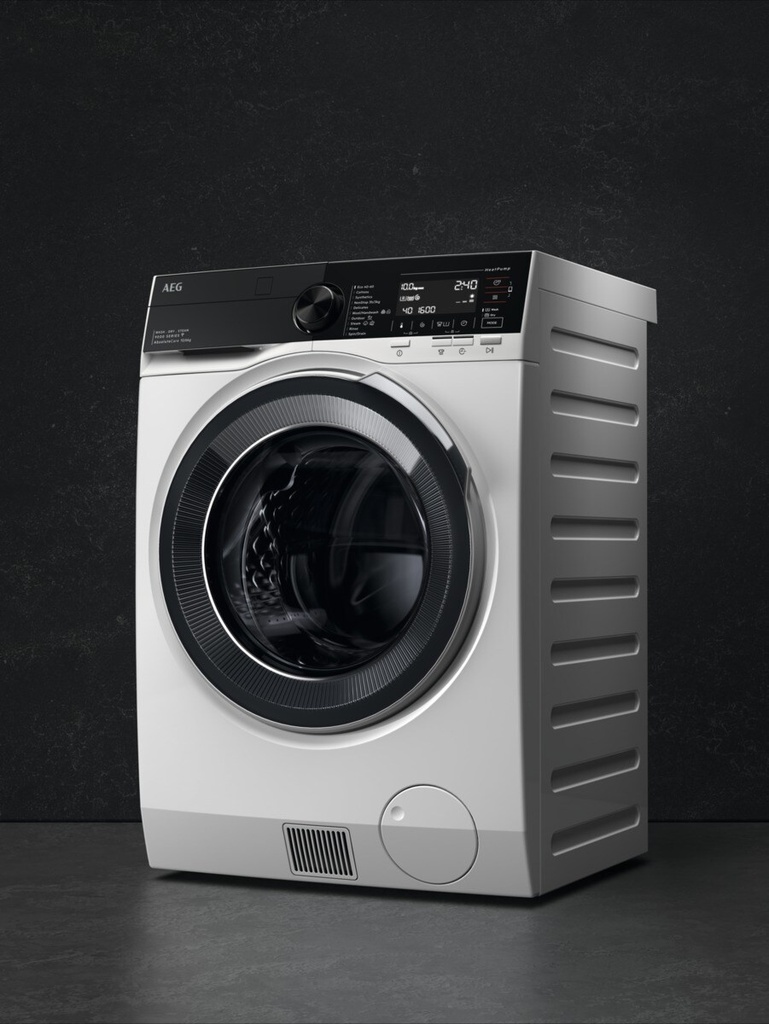 AEG LWR9816O5X, lavaseca, libre instalación, AbsoluteCare, 9kg, serie 9000, clase A
