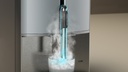 Siemens TF303E07, cafetera superautomática, EQ300, acero inoxidable metálico, depósito de agua extraíble