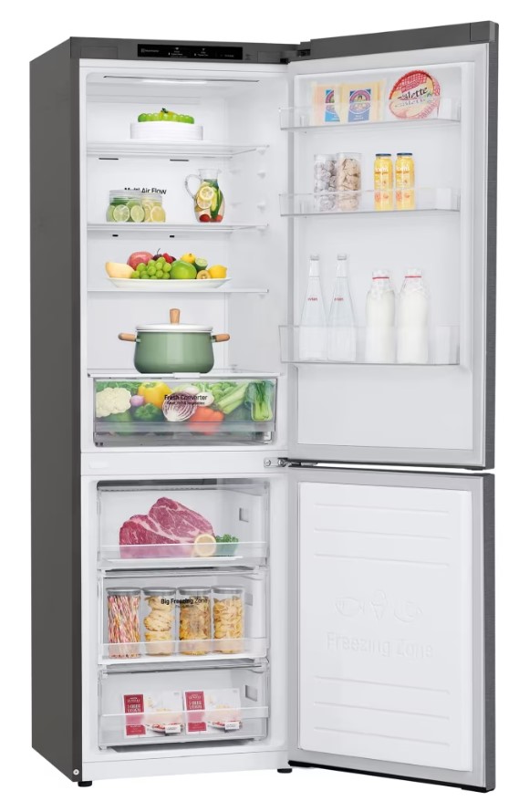 LG GBP61DSPGN, frigorífico combi, 186cm, inox grafito, serie P-600, clase D