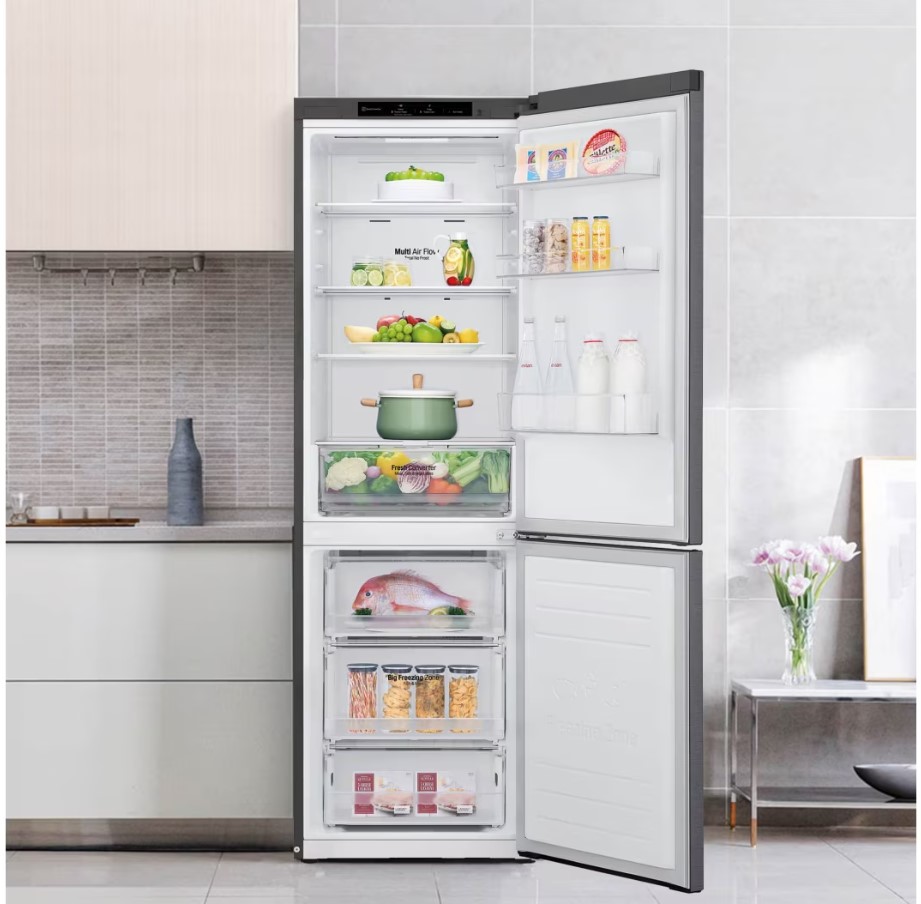 LG GBP61DSPGN, frigorífico combi, 186cm, inox grafito, serie P-600, clase D