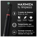 Oral-B Pro series 3, cepillo eléctrico negro, pack regalo 4 recambios Cross Action