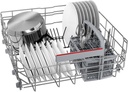 Bosch SMV4HAX19E, lavavajillas integrable, 60cm, Silence Plus, ActiveWater, serie 4, blanco, claseD