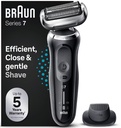Braun 71-N1200S, afeitadora en seco y en mojado, series 7, AutoSense, EasyClick