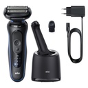 Braun 52-B7000CC, afeitadora eléctrica en seco y en mojado, centro de limpieza SmartCare Clean & Charge, resistente al agua, color azul