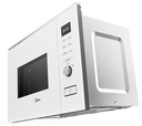 Midea MBMTG820H-WH, microondas integrable, 20l, con grill, 800w, color blanco