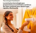 Braun GS5011PU, plancha de vapor vertical QuickStyle 5, 1200w, 150 ml, 22 g/min, blanco