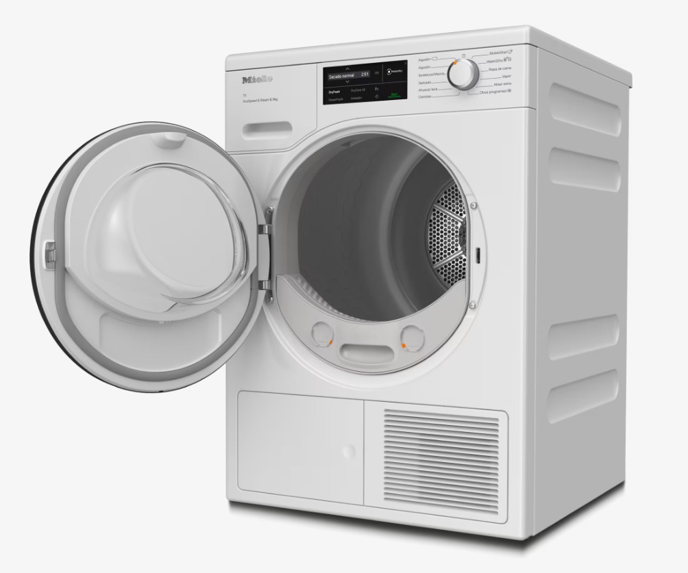Miele TCL780WP, secadora de bomba de calor, 9kg, DryCare 40, SilenceDrum, PerfectDry, blanco, clase A+++