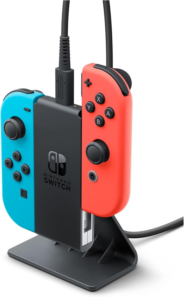 Nintendo, estación de carga Joy-Con, con cable de carga incluido