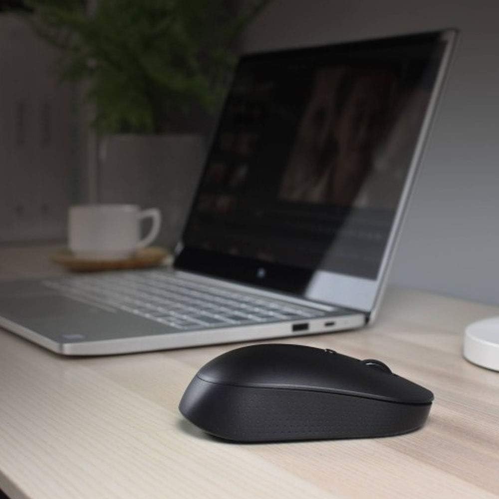 Xiaomi Mi Dual Mode, ratón inalámbrico, 1300dpi, botones laterales, negro