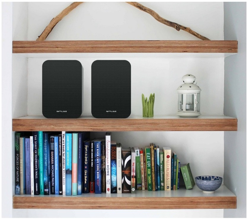 Muse M-620 SH, altavoces de estantería amplificados Bluetooth, 150w , USB, Jack, RCA, mando a distancia