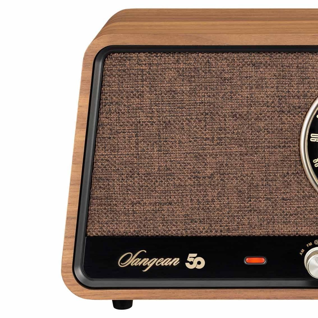 Sangean WR-101, radio AM / FM, Bluetooth, AUX Radio de sobremesa de madera premium