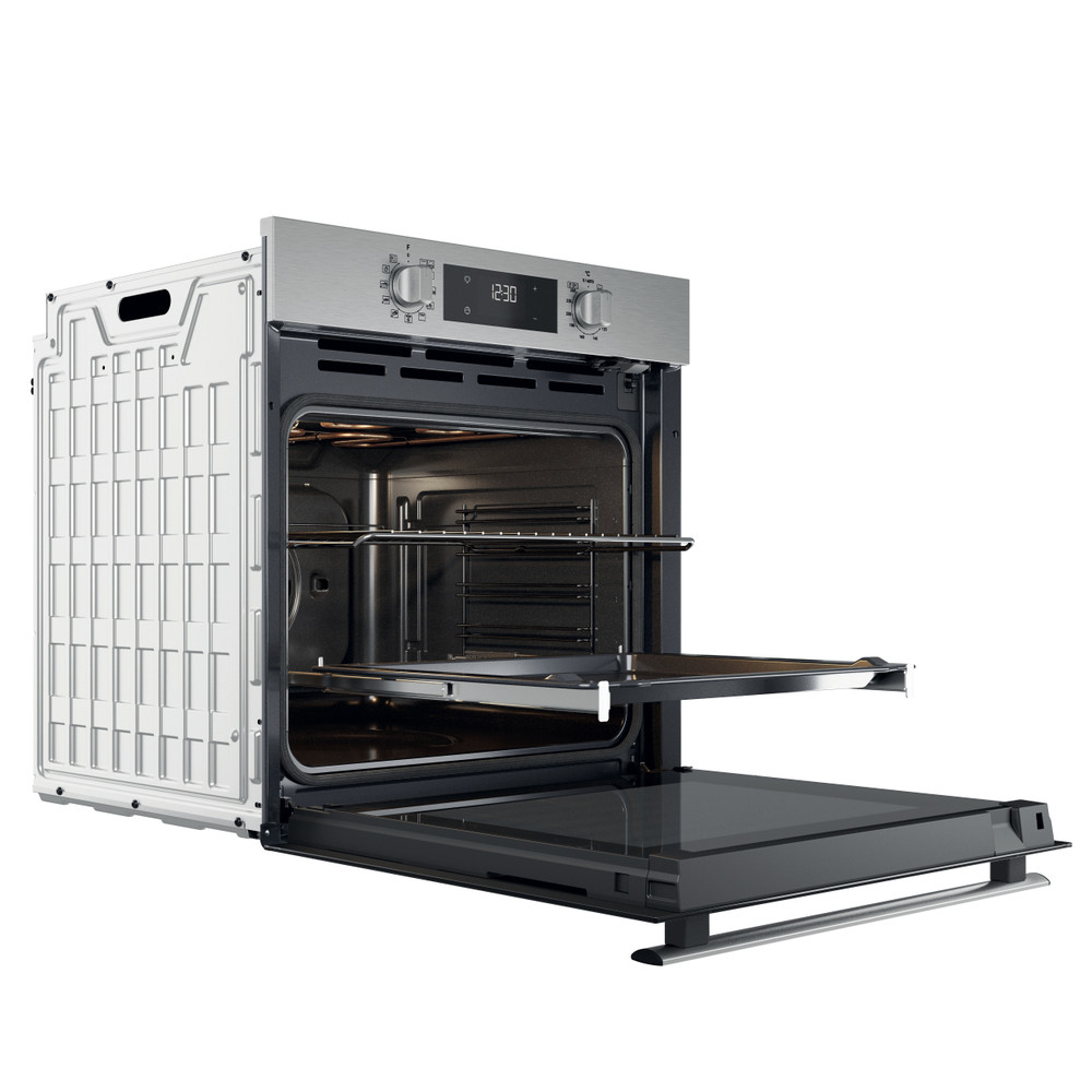 Whirlpool OMR58RR1X, horno pirolítico, 60cm, Cook3, inox, clase A