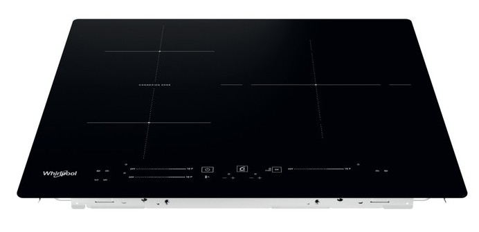 Whirlpool WB S5560 NE, placa de inducción, 60cm, 6th SENSE, 3 zonas, zona grade de 30cm