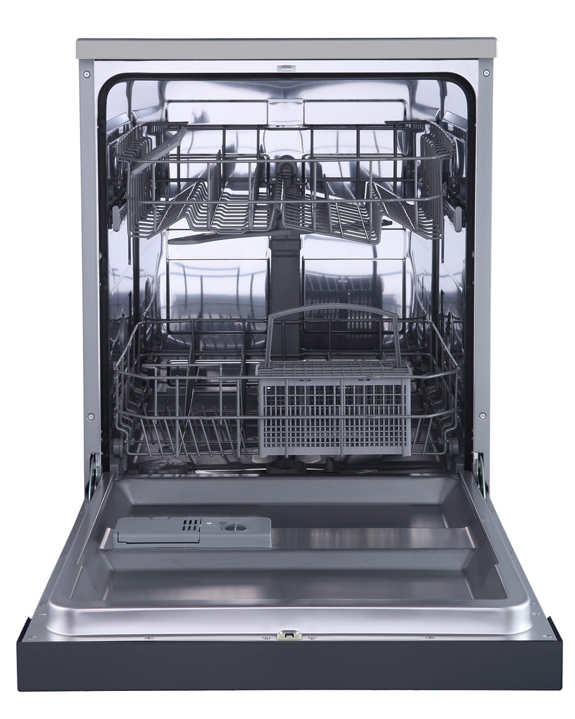 Midea MFD60S090X-ES, lavavajillas libre instalación, Hygiene Care, Filtro Antibacterias, 60cm, gris, clase E
