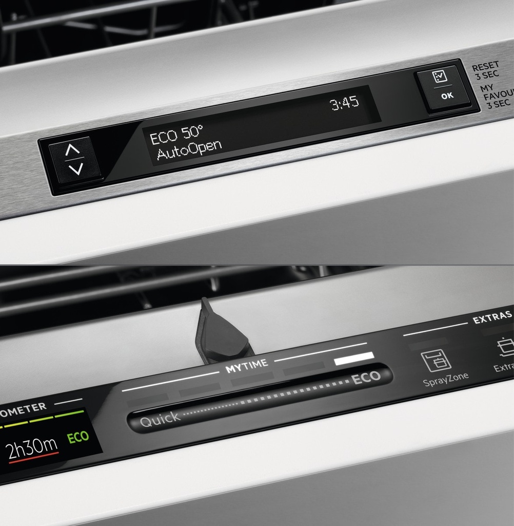 AEG FSE96808P, lavavajillas integrable, 60cm, ComfortLift, serie 9000, 14 cubiertos, clase A
