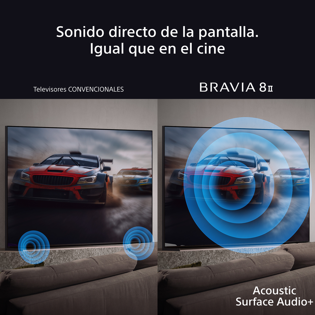 Sony K65XR8M2, Bravia 8 II, QD-OLED, 65", 4K Ultra HD, HDR, Google TV