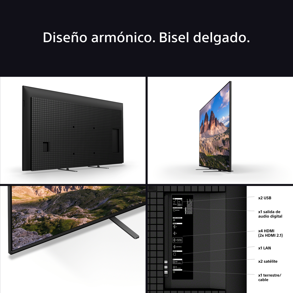 Sony K75XR5, Bravia 5, Mini LED, 75", 4K Ultra HD, HDR, Triluminos, Google TV