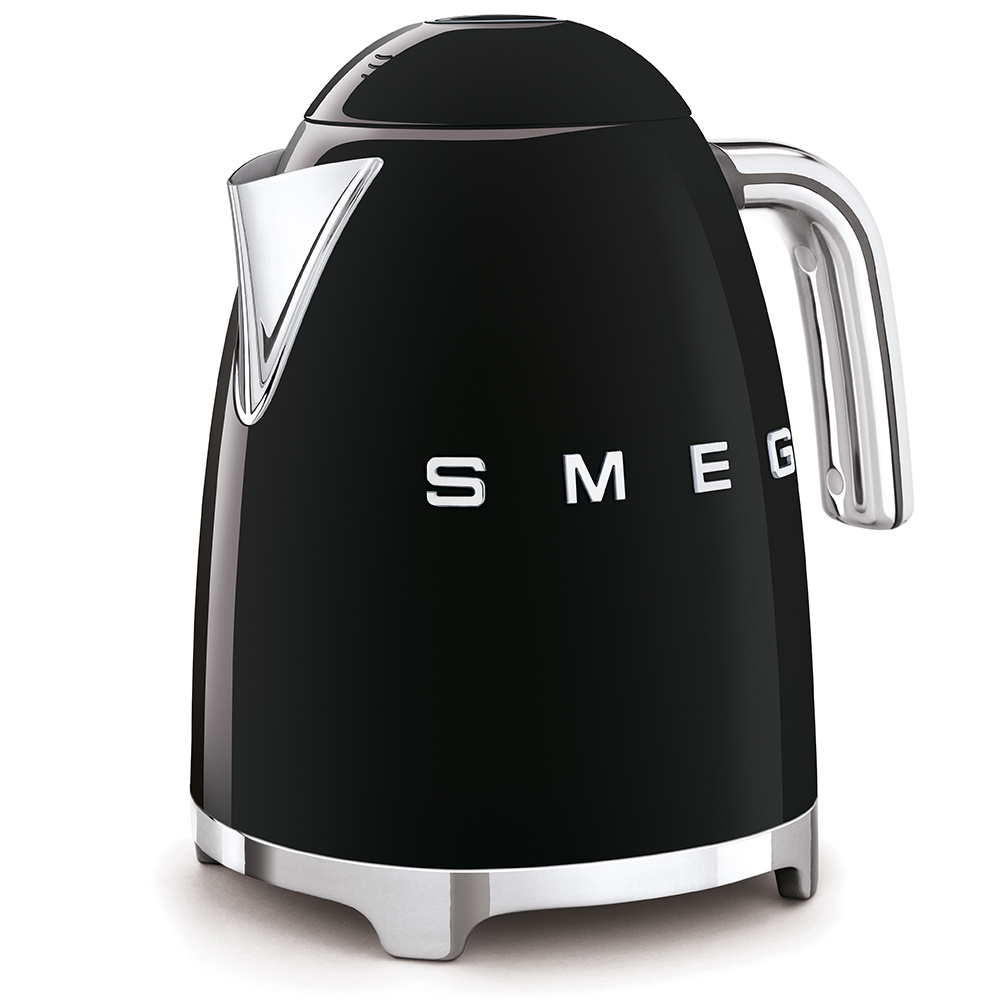 SMEG KLF03BLEU, hervidor eléctrico, 50's Style, 1,7l, 2400W, base 360º, negro