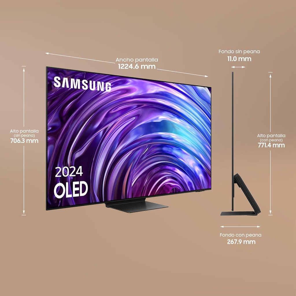 Samsung TV TQ55S95DA, 55 Pulgadas, TV OLED con 4K HDR, Smart TV Tizen