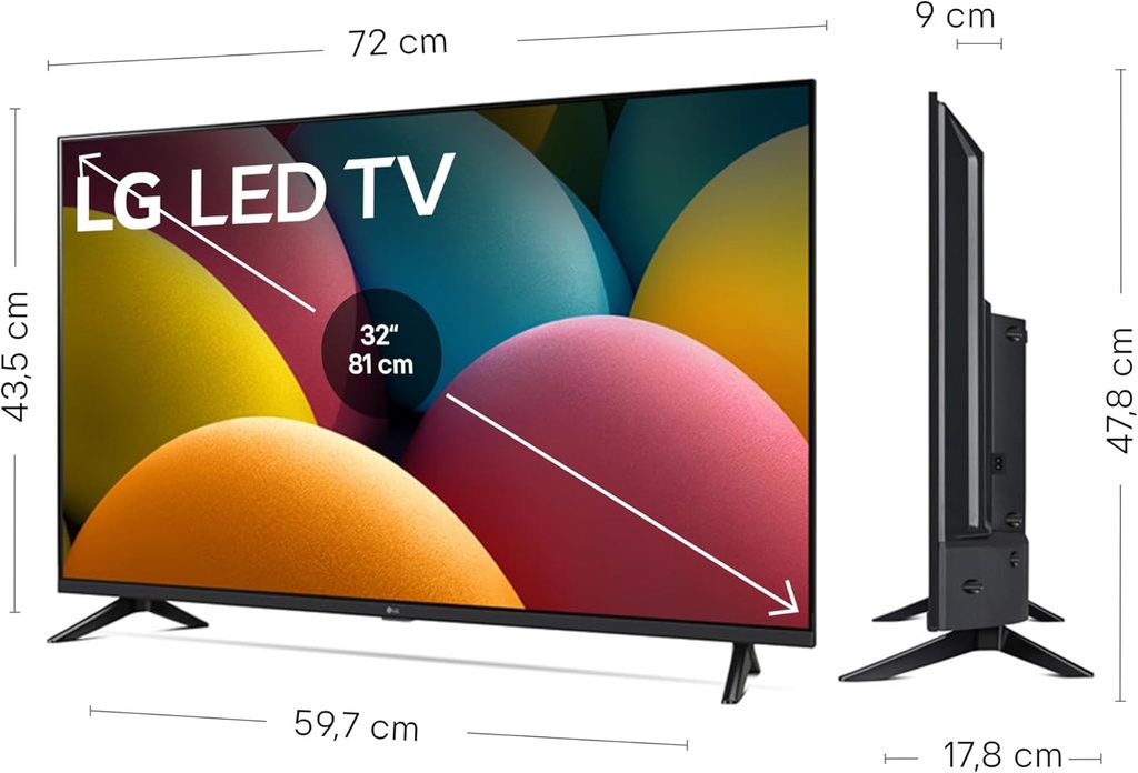 LG 32LR63000LA, TV Led 32", 1080, 60Hz, webOS 23
