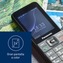 Panasonic KX-TF200 Teléfono Móvil, Doble Banda GSM 900/1800 MHz, LCD TFT en Color de 2,4", Cámara de 0,3 MP, MP3 y Radio FM,