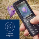 Panasonic KX-TF200 Teléfono Móvil, Doble Banda GSM 900/1800 MHz, LCD TFT en Color de 2,4", Cámara de 0,3 MP, MP3 y Radio FM,