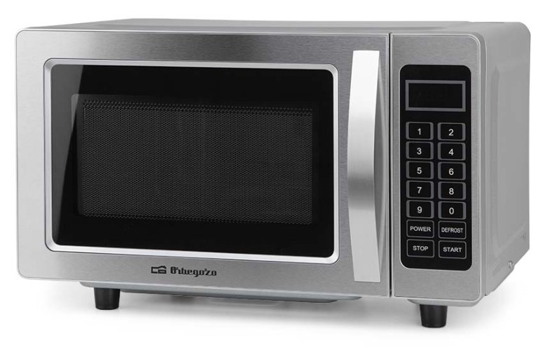 Orbegozo MI 2580 PR, microondas sin grill, 1000w, 25l, sin plato giratorio, inox