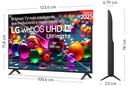 LG 55UA75006LA, TV LED 55'', 4K Ultra HD, 60 Hz, WebOS25, Smart TV