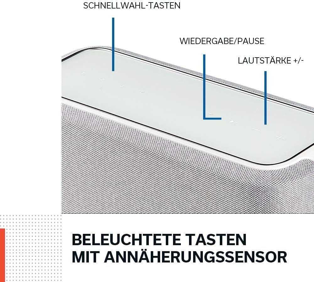 DENON Home 250, Altavoz multiroom con Sistema HEOS Integrado y Control por Voz (Alexa, Google Assistant, Apple Siri)