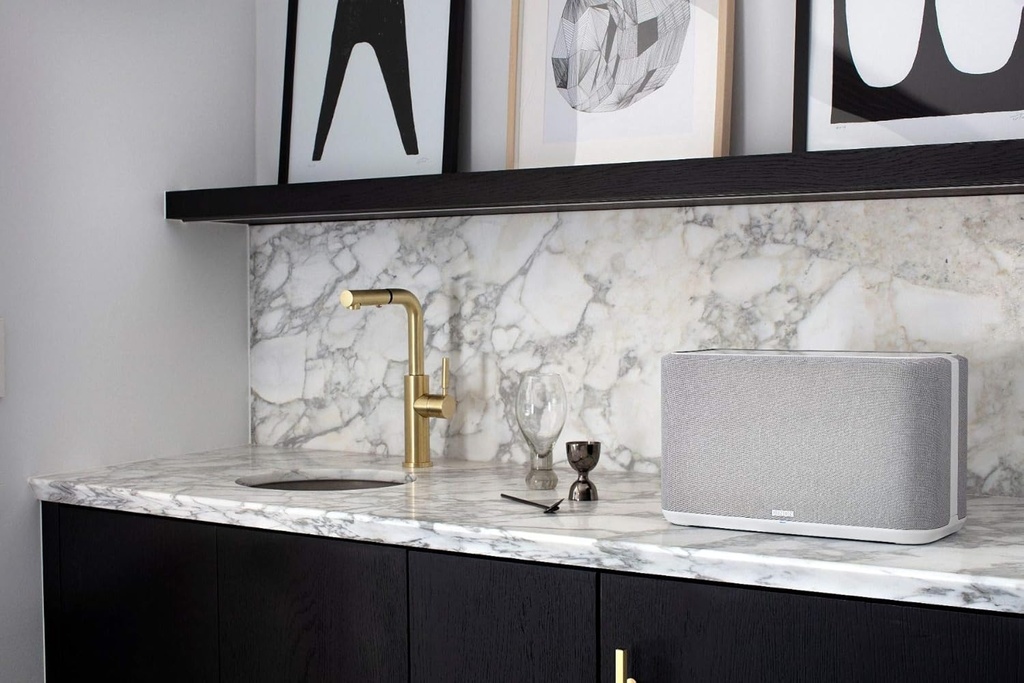 DENON Home 350, Altavoz multiroom con Sistema HEOS Integrado y Control por Voz, Amazon Alexa, Google Assistant, Apple Siri