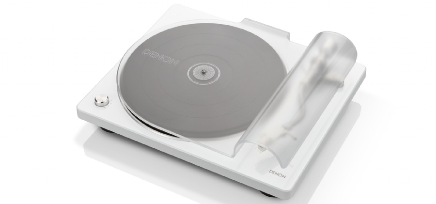 Denon DP400, giradiscos de alta fidelidad con sensor de velocidad automático, Previo phono, brazo curvado,