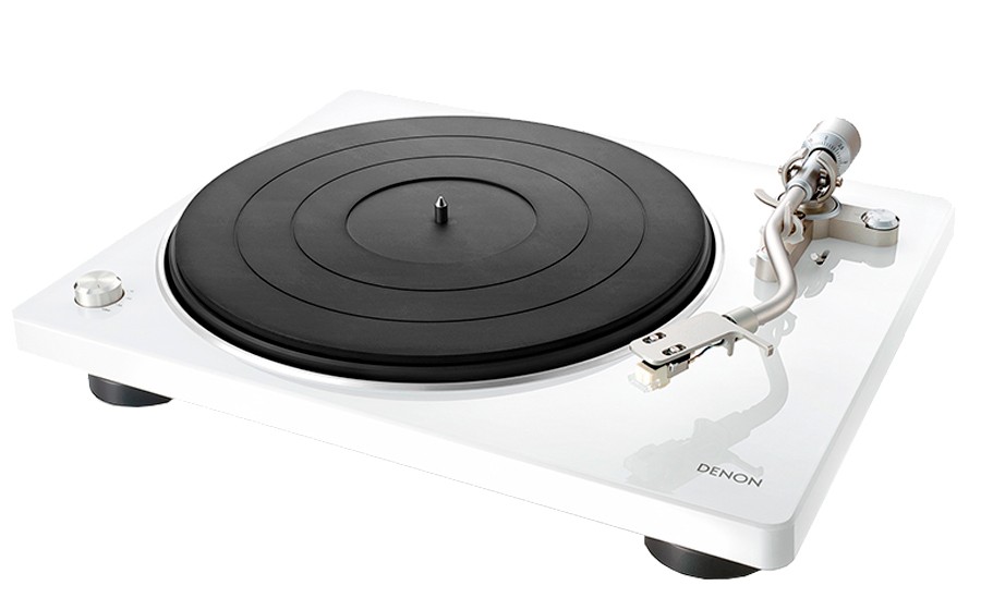 Denon DP400, giradiscos de alta fidelidad con sensor de velocidad automático, Previo phono, brazo curvado,