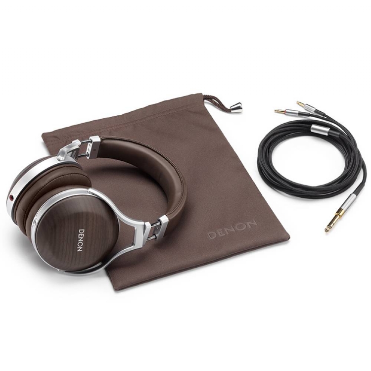 Denon Auriculares Premium AHD5200 Carcasa de Zeb- rawood