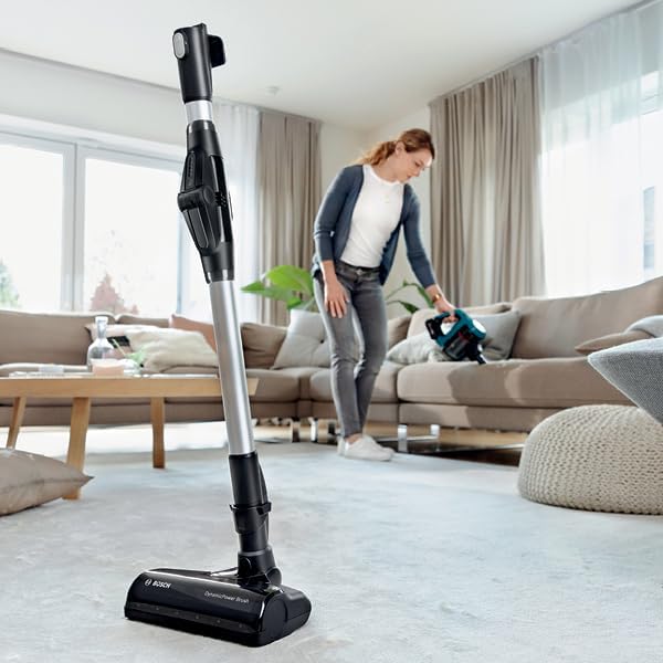 Bosch BSS71125AH, Aspiradora sin cable, Unlimited 7 Azul, 1 W, Depósito 0,3 l, Autonomía 35 min
