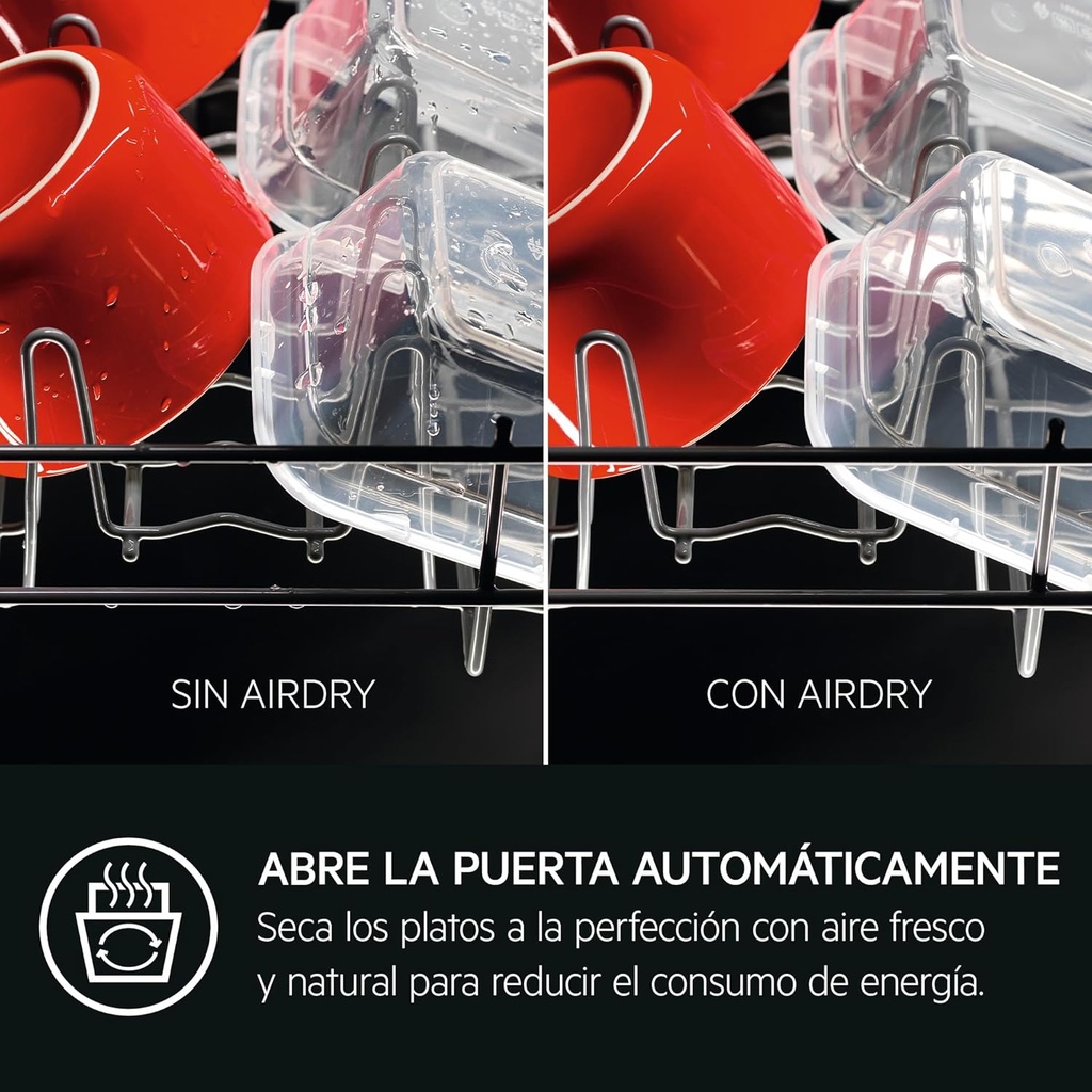 AEG FSB53617Z, Lavavajillas integrable de 60 cm Serie 6000 SatelliteClean para 13 cubiertos