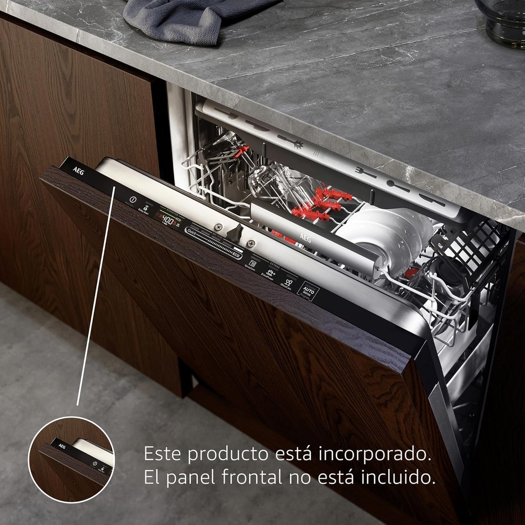 AEG FSB53617Z, Lavavajillas integrable de 60 cm Serie 6000 SatelliteClean para 13 cubiertos