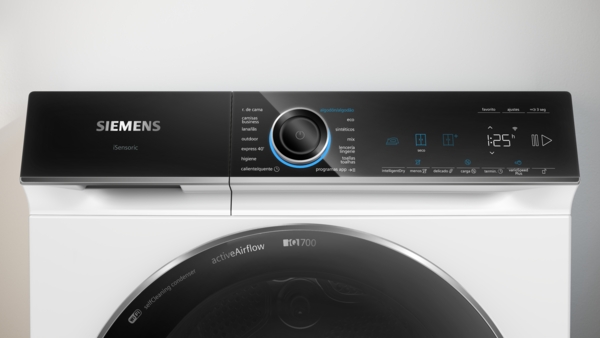 Siemens WR47B2D0ES, secadora con bomba de calor, condensador autolimpiante, 9kg, iQ700, clase A