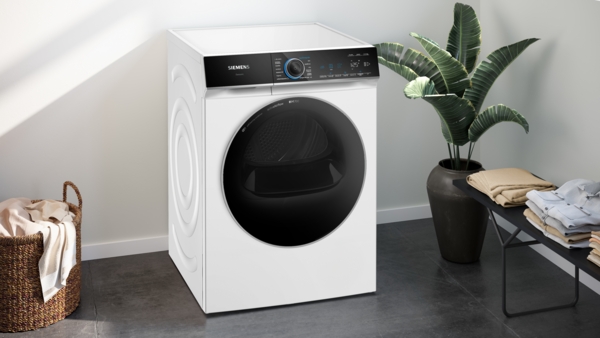 Siemens WR47B2D0ES, secadora con bomba de calor, condensador autolimpiante, 9kg, iQ700, clase A