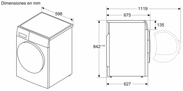 Siemens WR47B2D0ES, secadora con bomba de calor, condensador autolimpiante, 9kg, iQ700, clase A