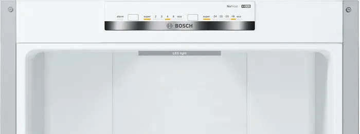 Bosch KGN39VIEB, Frigorífico combinado de libre instalación 203 x 60 cm Acero antihuellas, Total NoFrost