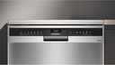Siemens SN23HI02ME, Lavavajillas libre instalación, 60 cm, iQ300, acero antihuellas