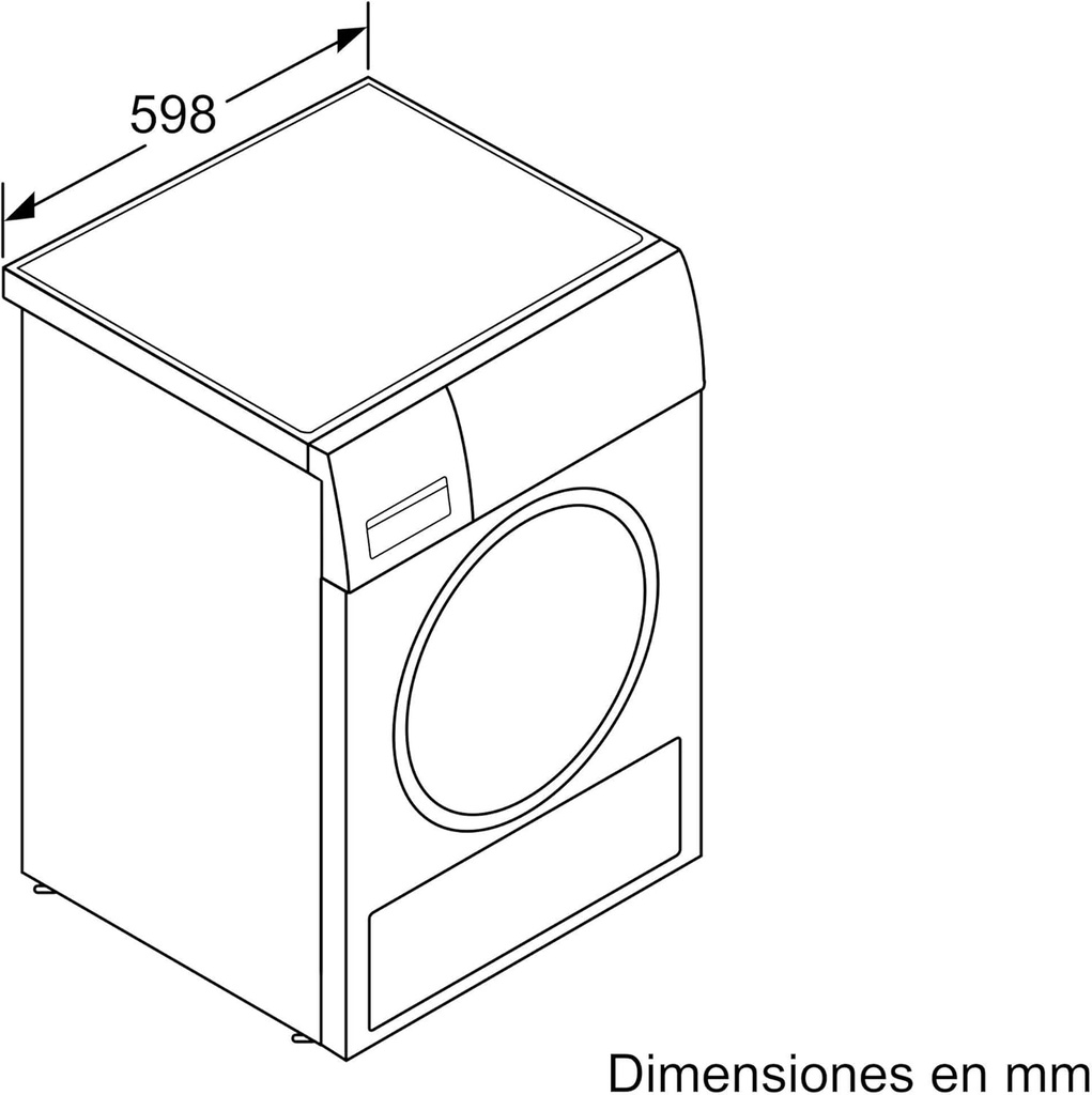 Siemens WQ42G200ES, Secadora con bomba de calor, 9 kg, iQ500, autoDry, media carga, blanco