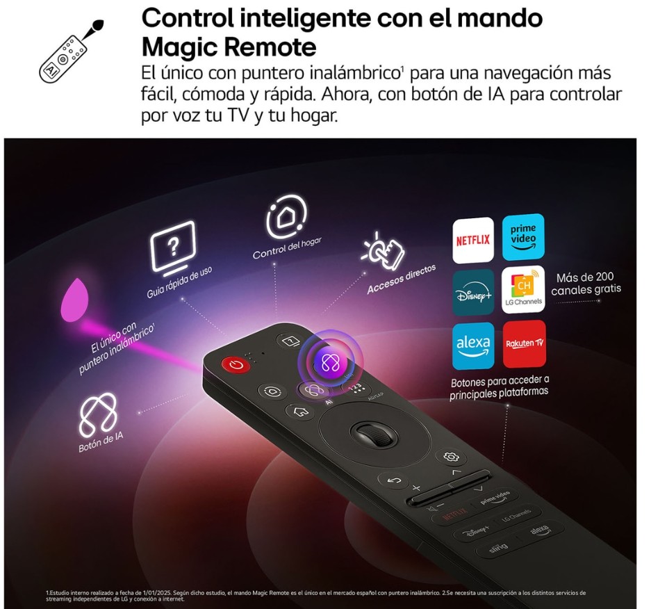 LG 50QNED82A6B, TV QNED 50", 4K Ultra HD, 60Hz, webOS 25