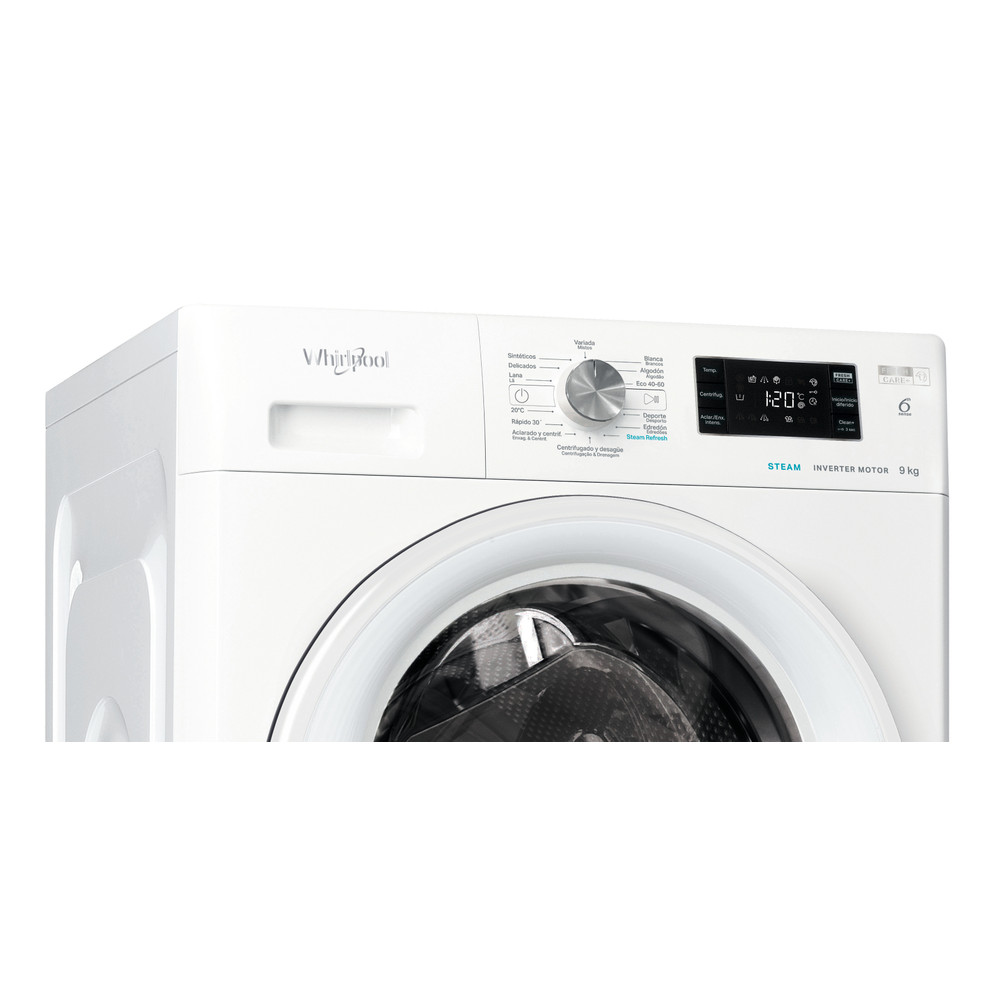 Whirlpool FFB 9489 WV SPT, Lavadora carga frontal de libre instalación 9,0kg