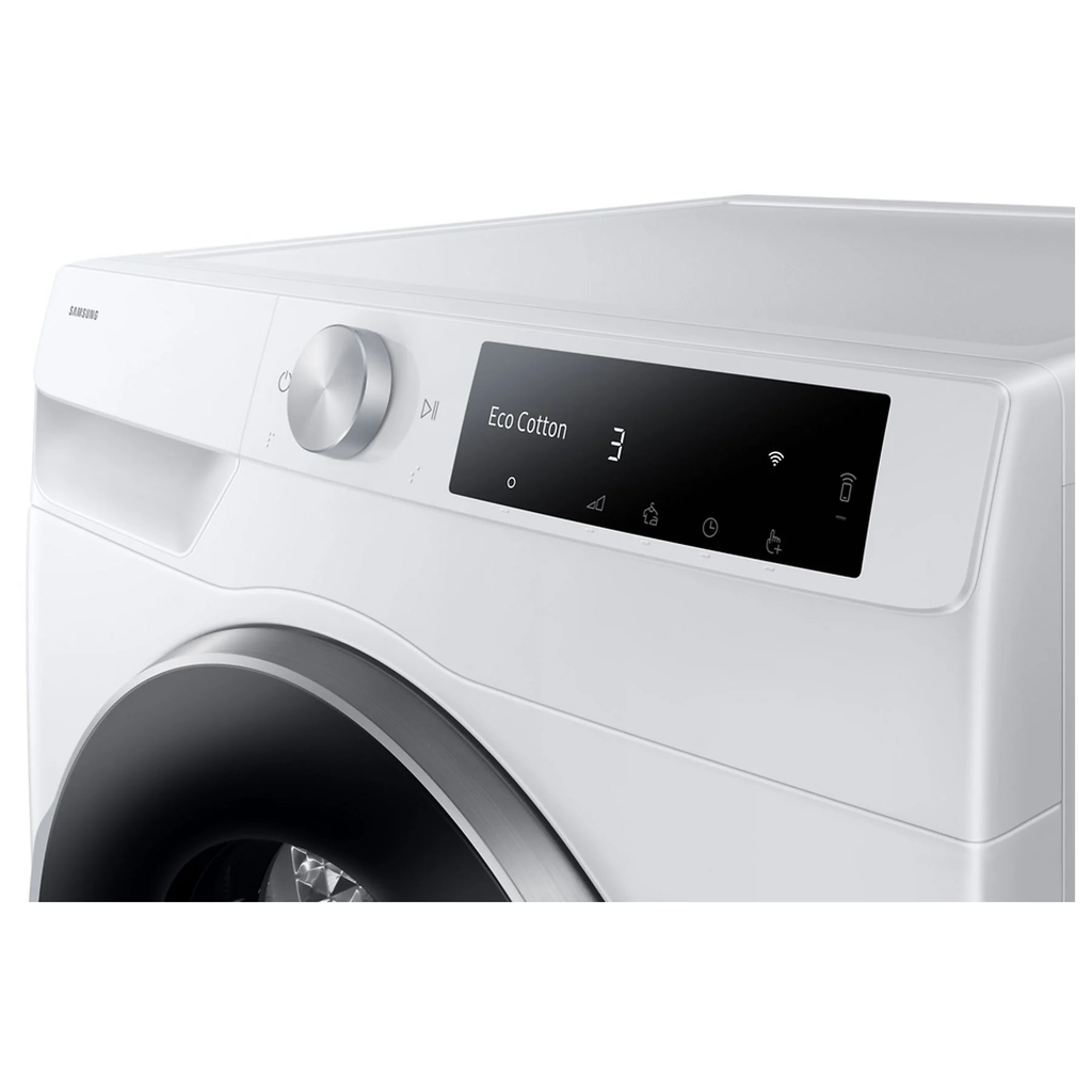 Samsung DV90DG6845LKU3, Secadora bomba de calor, 9 kg, 18 programas, Wifi, blanco