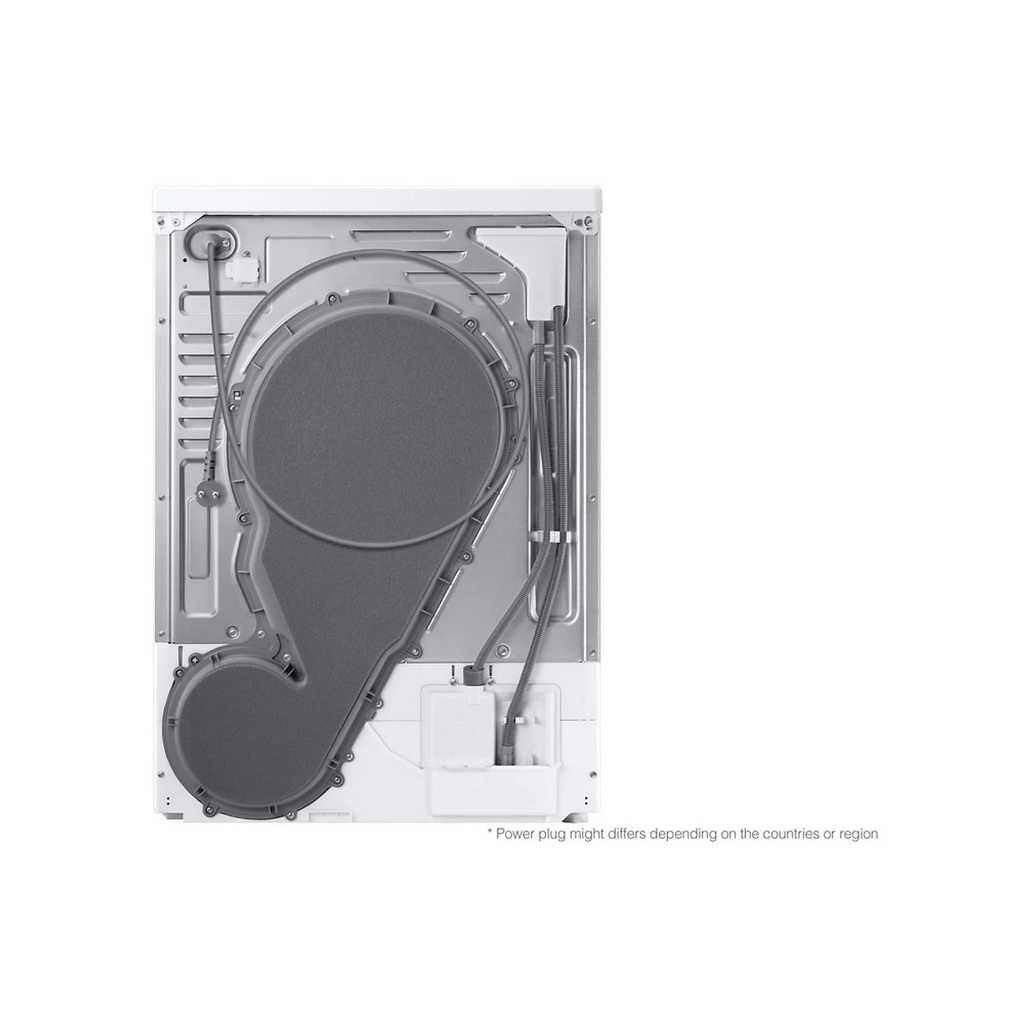 Samsung DV90DG6845LKU3, Secadora bomba de calor, 9 kg, 18 programas, Wifi, blanco